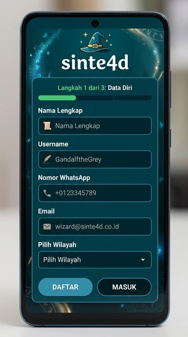 Panduan Lengkap Registrasi Akun Sinte4D untuk Pengguna Android